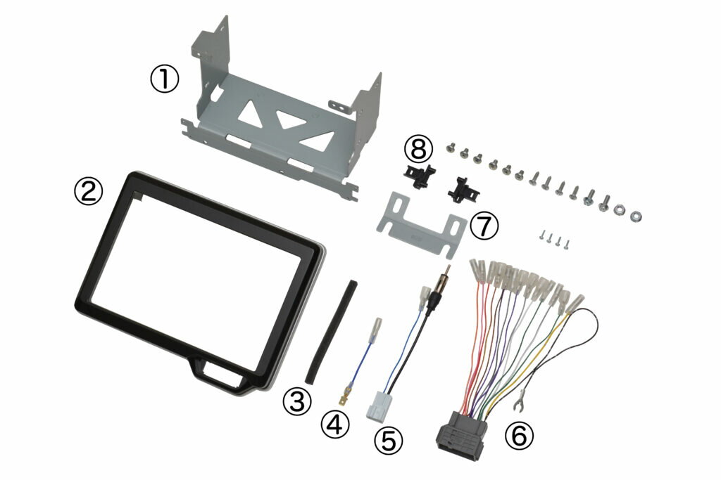 カナック TBX-H005 N-BOX(カスタム含む)JF3/JF4・N-ONE JG3/JG4・N-WGN (カスタム含む)JH3/JH4 8インチナビ取付キット