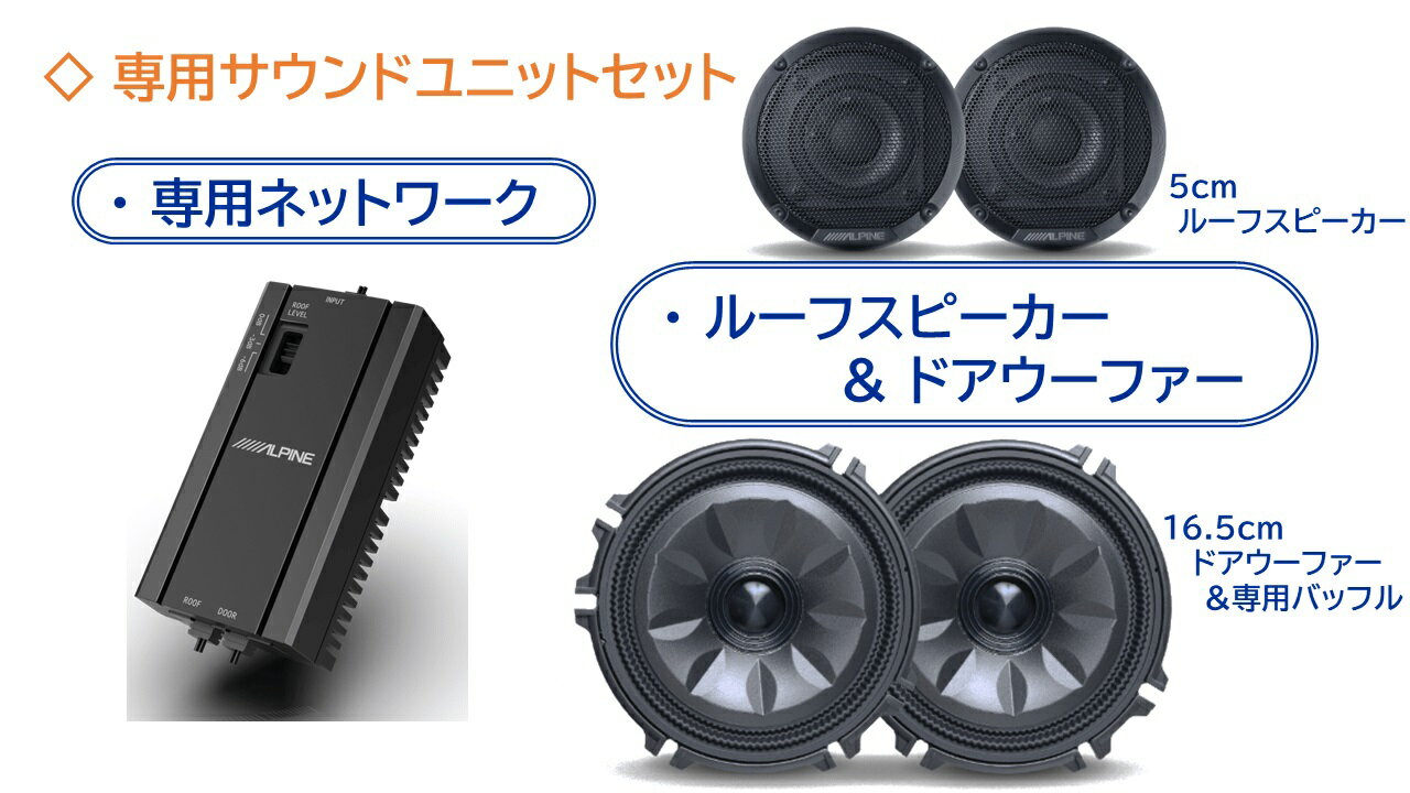 アルパイン MS-165-D5-1 車種専用プレミアムサウンドパッケージ MetioSound デリカD5(CV1系マイナーチェンジ後)専用サウンドキット MS165D51