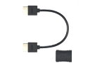 ビートソニック HDC9 HDMIショートケーブル 0.2m ドングル形状のHDMI製品が隣のポートを塞ぐことなく接続できる