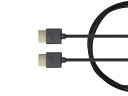 ビートソニック HDC10 HDMI TYPE A - HDMI TYPE Aケーブル イーサネット対応ハイスピード カーナビに接続しやすいスリムケーブル 1....