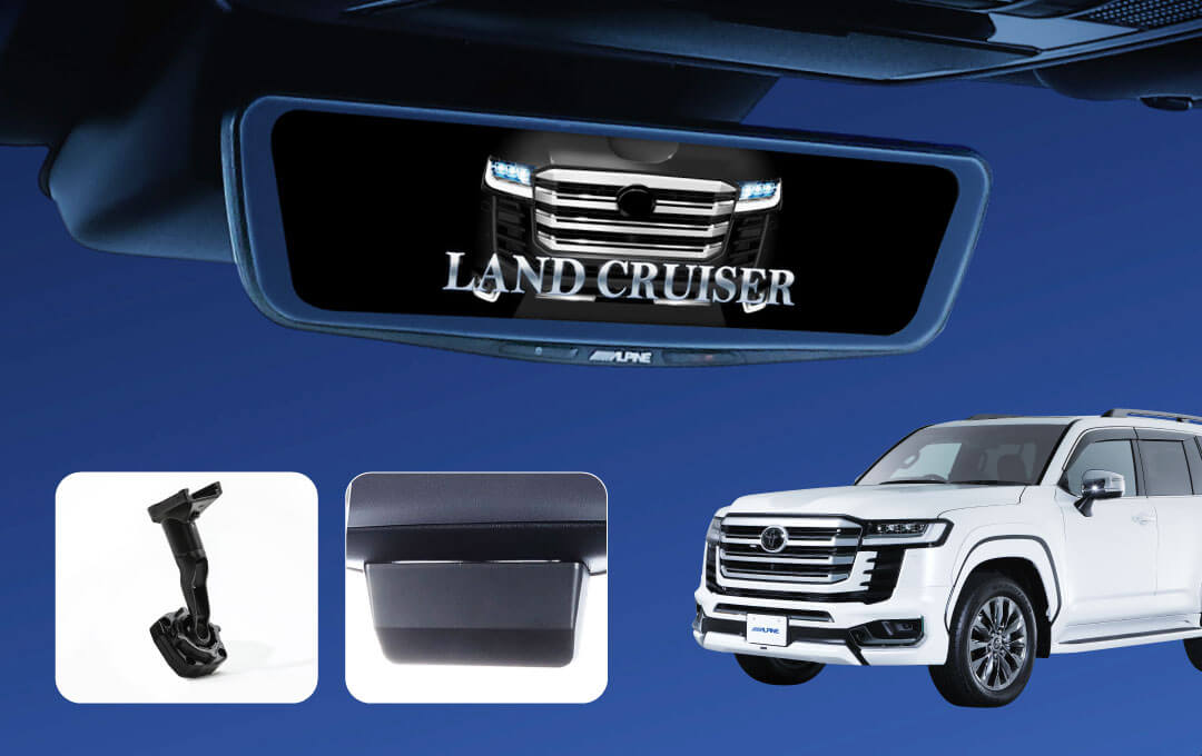 アルパイン DVR-DM1200A-IC-LC-300 ランドクルーザー(300系)専用 12型ドライブレコーダー搭載デジタルミラー 車内用リアカメラ