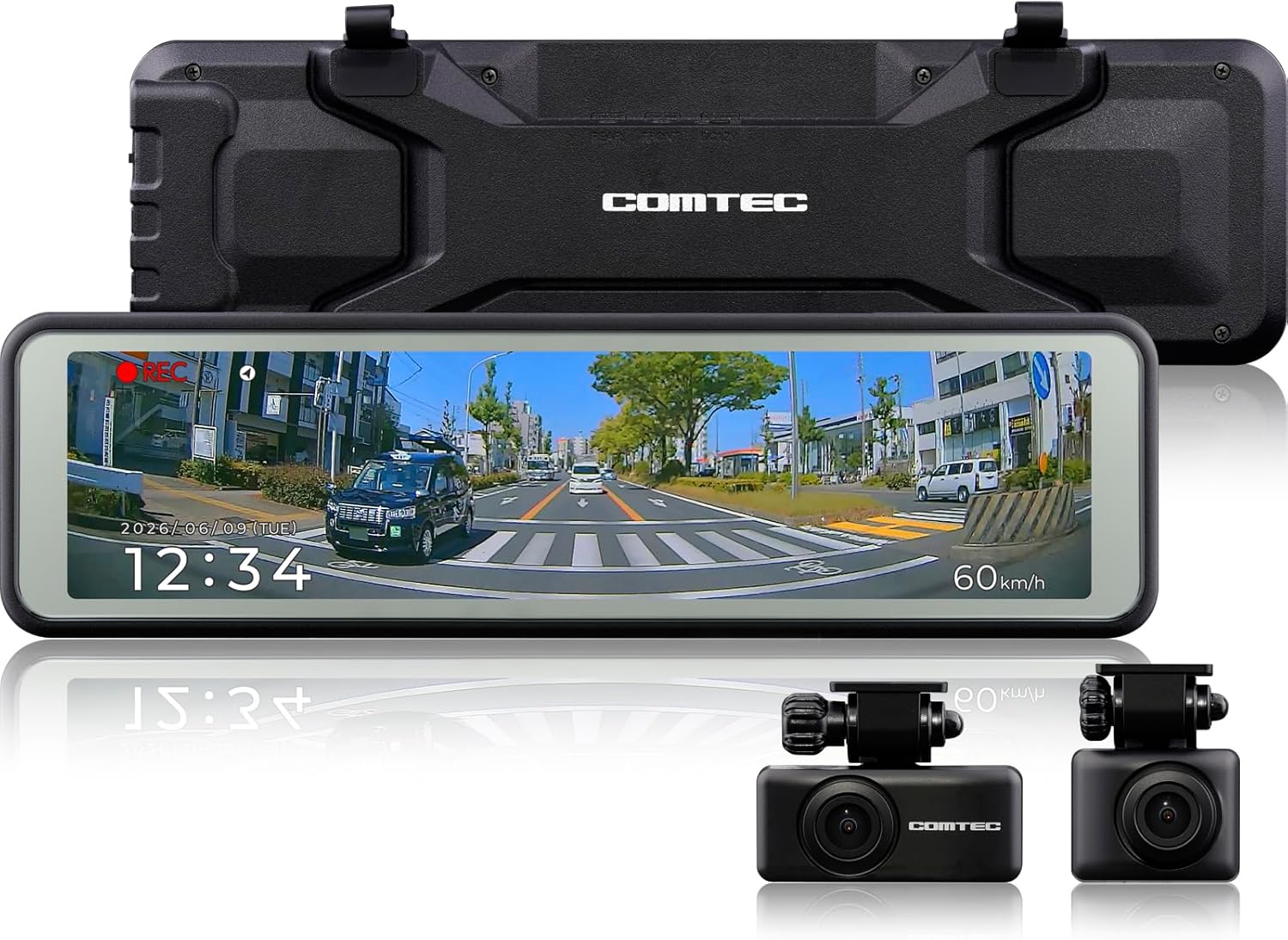 楽天市場】ドライブレコーダー ミラー コムテック（車用品｜車用品