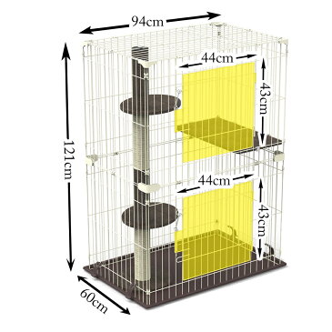 マルカン　キャットフレンドルームタワー付2段　CT-524
