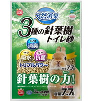 マルカン　3種の針葉樹トイレ砂　　針葉樹の力　7.7L　MR-639