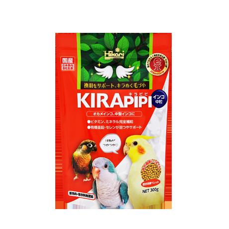 KIRAPIPI　キラピピ　インコ中型用　300g　オカメインコ、中型インコに