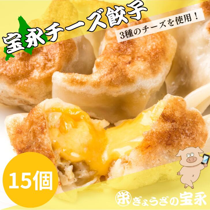 宝永チーズ餃子 375g(約15個入) 【製造元】北海道「マツコの知らない世界」 冷凍餃子 ぎょうざ 生餃子 中華 惣菜 点心 もちもち にんにく ギフト お歳暮