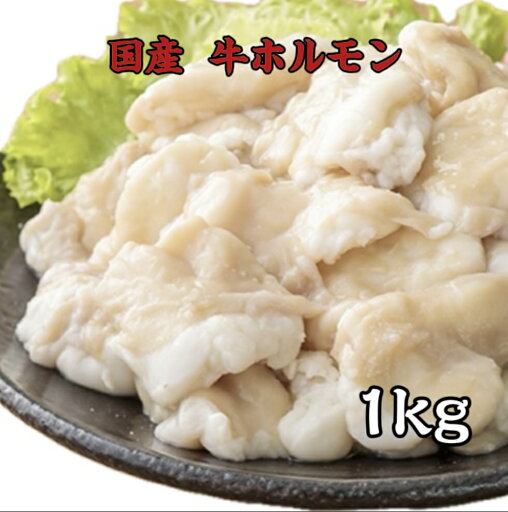 【市場直送】新鮮 国産 牛ホルモン たっぷり1kg 【市場直送】新鮮 国産 牛ホルモン たっぷり1kg
