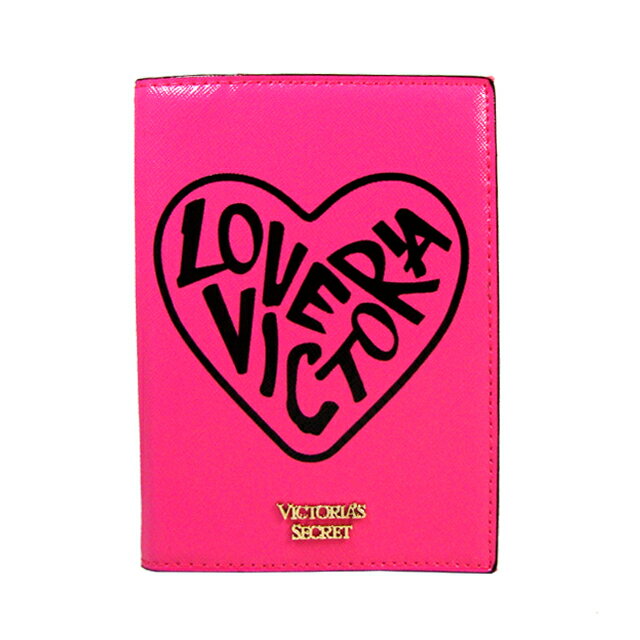 【送料無料】VICTORIA'S SECRET Heart Logo Passport Case ヴィクトリアシークレット ビクシー パスポートケース