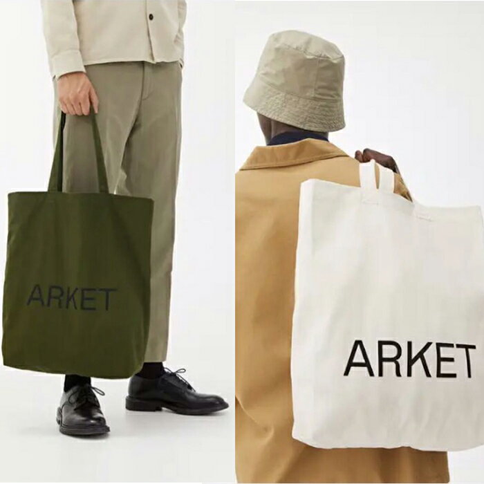 日本未入荷 【送料無料】ARKET Canvas Tote トートバッグ キャンバス ネコポス発送 代引き決済不可