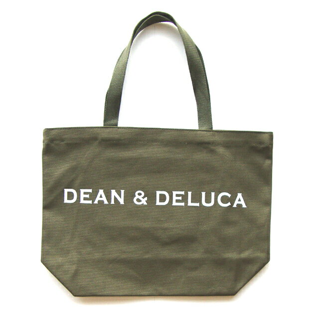 DEAN & DELUCA　トートバッグ　オリーブ 【L】