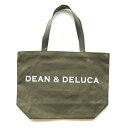 DEAN & DELUCA トートバッグ オリーブ 【L】
