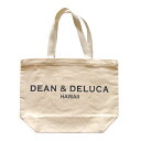 DEAN & DELUCA HAWAII ROYAL HAWAIIAN LIMITED CANVAS TOTE　ハワイ限定トートバッグ　ナチュラル 【L】