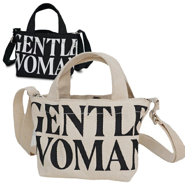 日本未入荷 【送料無料】GENTLE WOMAN (ジェントルウーマン) マイクロキャンバストートバッグ