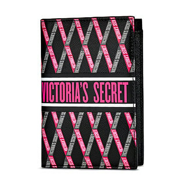 【送料無料】VICTORIA 039 S SECRET Ribbon Logo Passport Case ヴィクトリアシークレット ビクシー パスポートケース ブラック