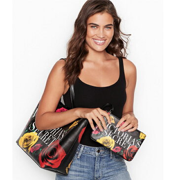 【送料無料】VICTORIA'S SECRET Bold Floral Everything Tote ヴィクトリアシークレット ビクシー バッグ トートバッグ フローラル柄 ジップポーチ付