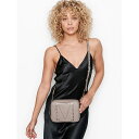 【送料無料】ヴィクトリアシークレット VICTORIA'S SECRET The Victoria Top Zip Crossbody Natural Python ショルダーバッグ スタッズ