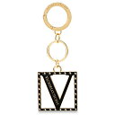 【送料無料】 ヴィクトリアシークレット Victoria 039 s Secret Charm Keychain Vモノグラムチャーム BAGチャーム 代引き決済不可 日時指定不可 ネコポス発送