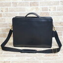 【中古品】オールドコーチ レザー 2WAY ビジネスバッグ PCケース ブラック COACH(4)