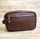 【中古品】オールドコーチ レザー ポーチ クラッチバッグ ダークブラウン COACH コーチ セカンドバッグ ユニセックス