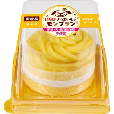 ・原材料名：さつまいも、油脂加工食品、豆乳、液卵、オリゴ糖、小麦粉、食用菜種油、ごま、ゼラチン、乳化剤、増粘安定剤（加工でん粉、増粘多糖類）、膨張剤、香料 ・原産国：日本 ・保証成分値：たんぱく質2.1％以上、脂質4.2％以上、粗繊維0.1％以下、灰分0.6％以下、水分75.0％以下、エネルギー約63kcal/個
