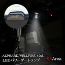 GZArea アルファード40系 ヴェルファイア40系 LEDパワーゲートランプ ウエルカムライト カスタム パーツ アクセサリー FA341
