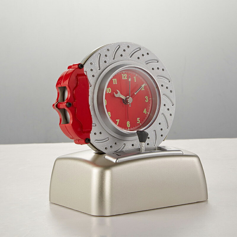 ブレーキ形置き時計 回転式目覚まし時計 時計 壁時計 掛時計 カー用品 ギフト プレゼント おしゃれ 祝い TX120