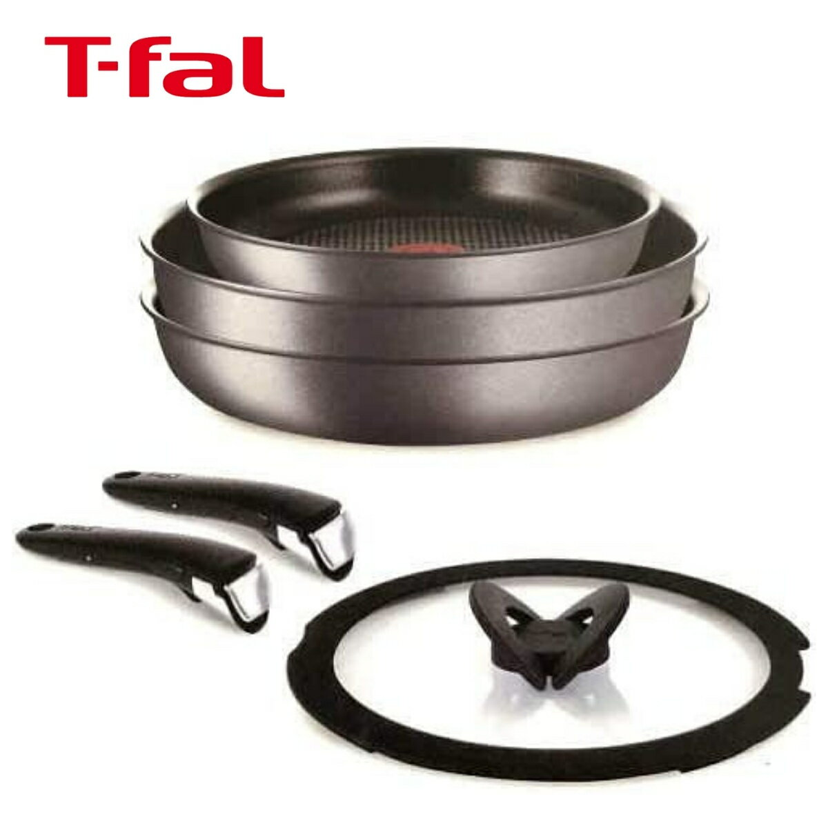 T-fal ティファール ingenio インジニオ・ネオ IH アーバングレー 6点セット フライパン ウォックパン 炒め鍋 インジニオネオ IH対応 コストコ COSTCOのサムネイル