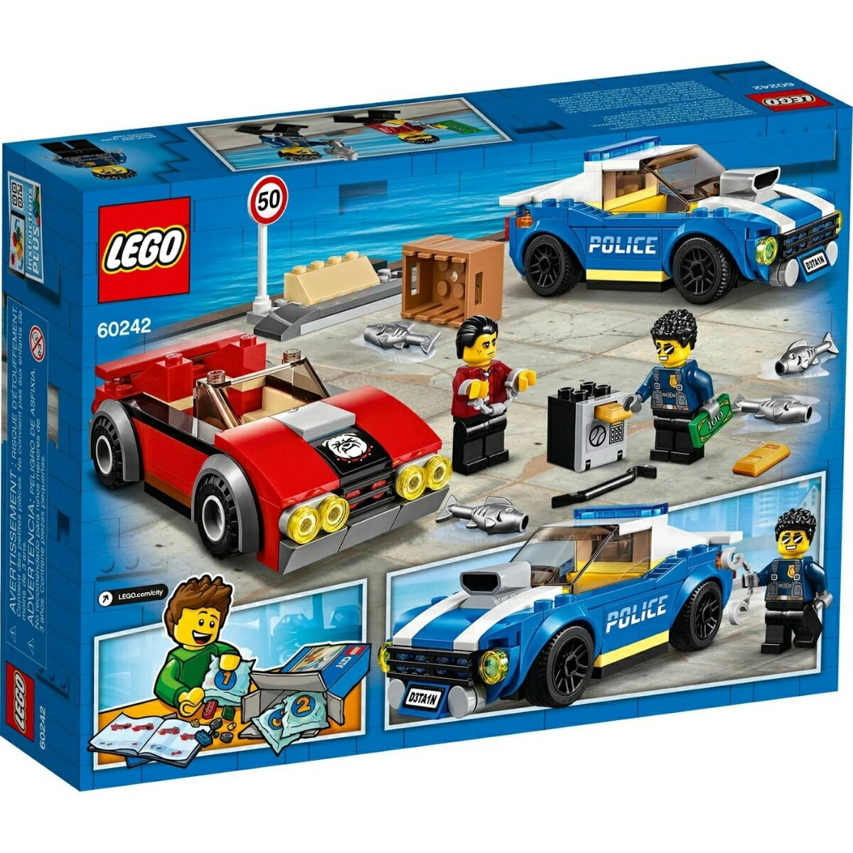 レゴ LEGO シティ ポリス ハイウェイの逮捕劇 60242 ブロック 玩具 男の子 女の子 警察 警察官 警察署 パトカー