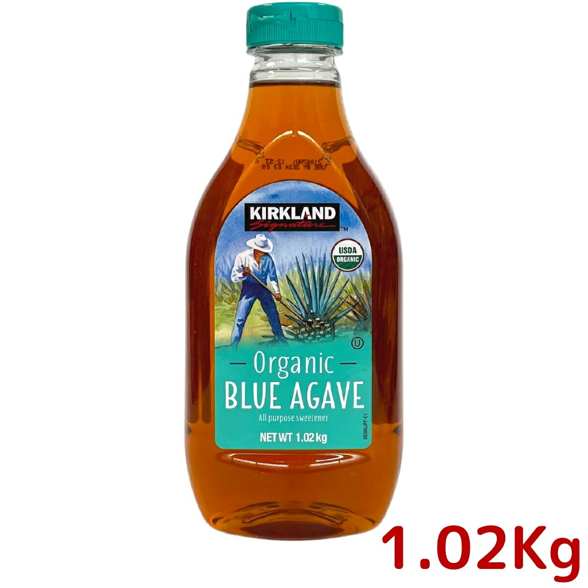 カークランド シグネチャー オーガニック ブルーアガベ シロップ 1.02kg Kirkland Signature Organic Blue Agave Syrup 1.02kgのサムネイル
