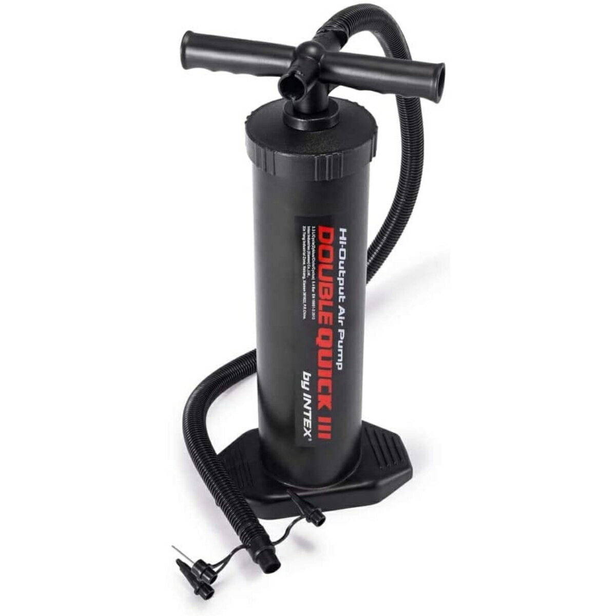 INTEX インテックス 空気入れ ハイアウトプット ハンドポンプ ダブルクイック3 48cm 大容量 3.3L Hi Output Air Pump DOUBLE QUICH III 3 68615 手動 早い エアポンプ プール ビーチボール 浮き輪 フローター ボート エアベッド 水遊び 水あそび ポンプ 夏休み