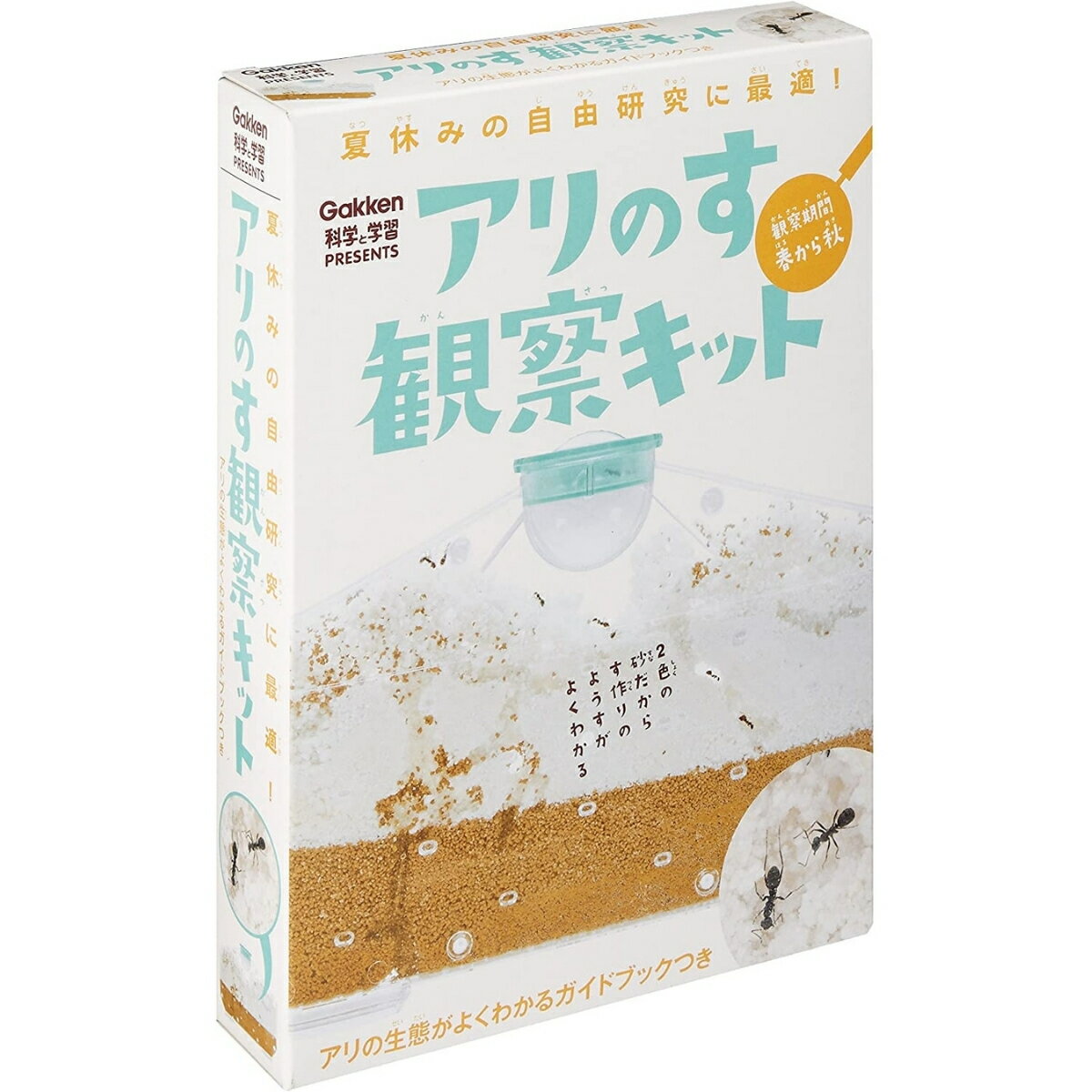 学研 アリのす観察キット あり アリ 蟻 蟻の巣 アリの巣 ありの巣 観察 自由研究 夏休み 昆虫 虫取り むしとり 実験 GAKKEN 科学 学習のサムネイル
