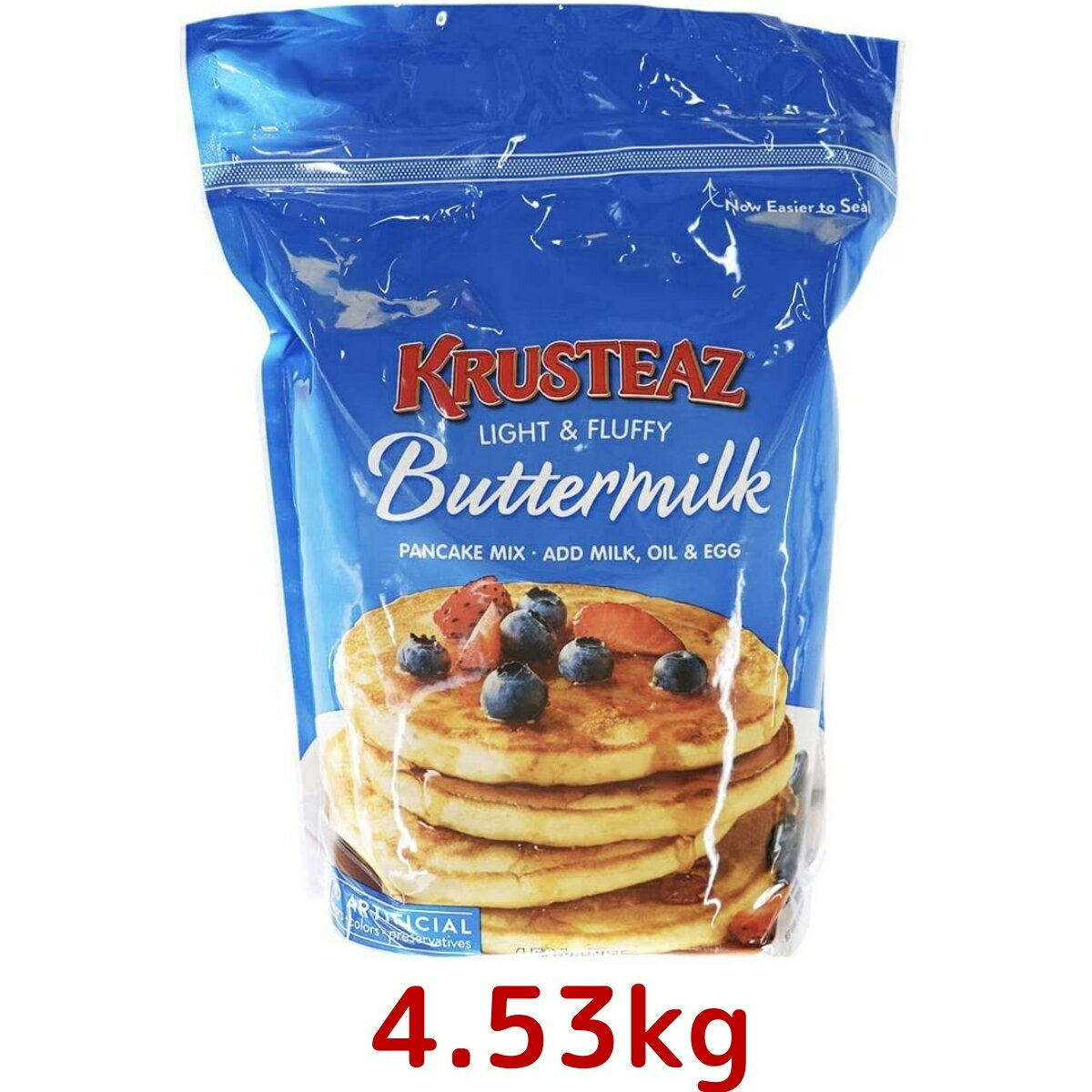 KRUSTEAZ クラステーズ バターミルク パンケーキミックス 4.53KG パンケーキ ワッフル コストコ Costco ホットケーキミックス ホットケーキ 海外 朝食 食事 お菓子 作り プレゼント 贈り物 子ども おやつ パーティー クルステーズのサムネイル