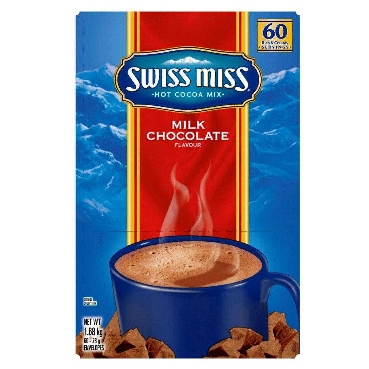 大容量 SWISS MISS スイスミス ミルクチョコレート ココア 28g x 60袋入 チョコレートドリンク swissmiss コストコ COSTCO