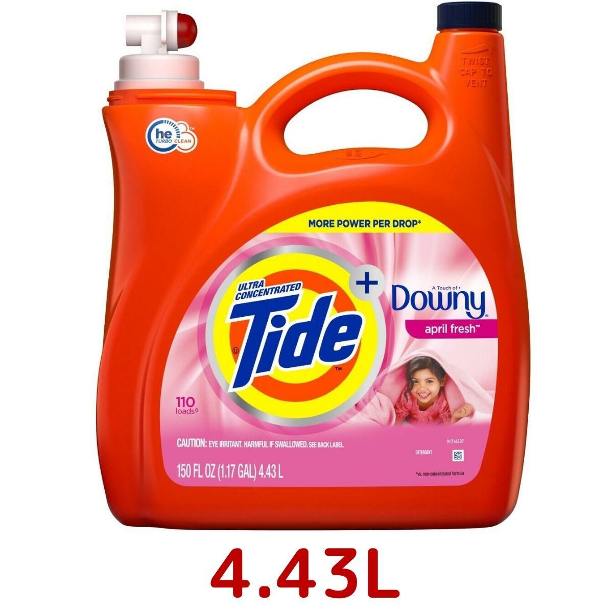 タイド リキッド プラス ダウニー 4.43L 洗濯洗剤 + 柔軟剤 Tide エイプリルフレッシュ 香り 衣料用洗剤 衣料用柔軟剤 大容量 コストコ Costco 贈り物 プレゼント P&G ハロウィンのサムネイル