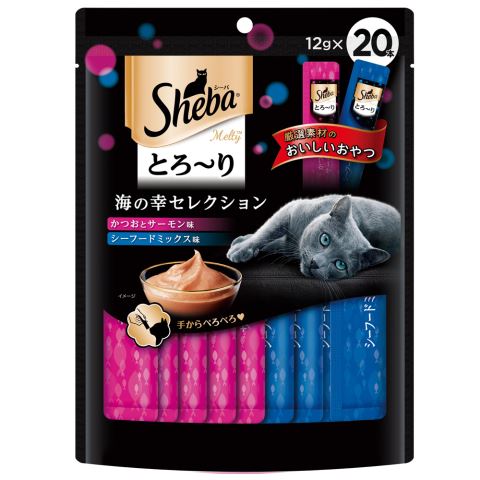 【訳あり】シーバ とろ～りメルティ 海の幸セレクション 12g*20本 ●賞味期限2024/04/03