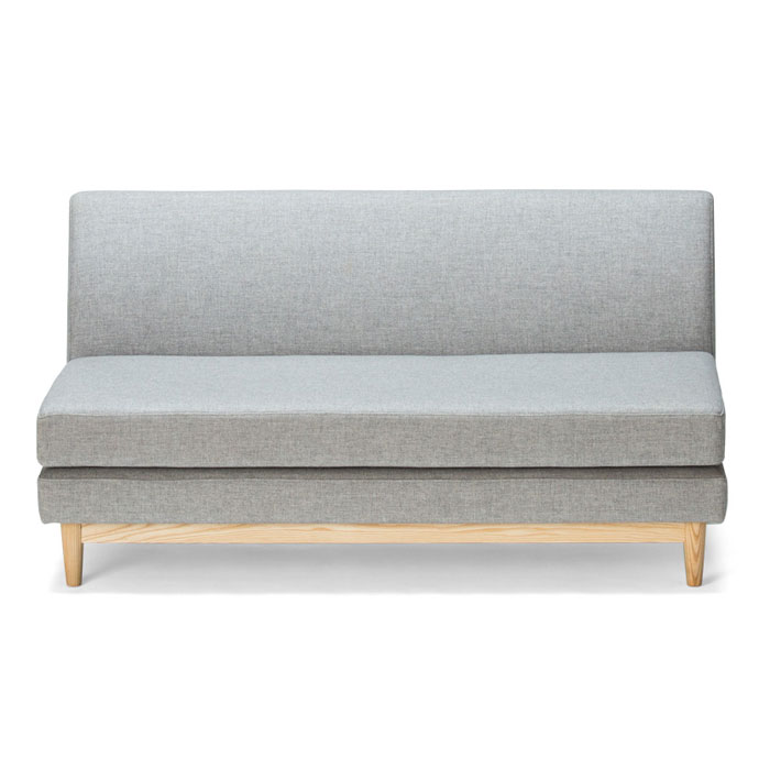 【平田椅子製作所】ピソリーノ ソファー肘無2P アッシュ レッドオーク 張地選べます ソファー 二人掛け..