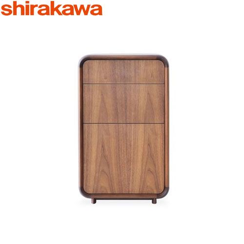 シラカワ家具 RAPT（ラプト）サイドチェスト 5708タイプ 天然木 キャビネット リビング収納 引出し3杯 ..