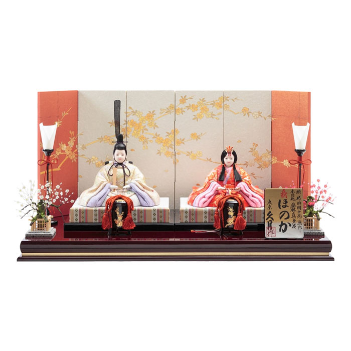 雛人形 ひな人形 久月 ほのか【2025年新作】親王飾り 杉田明十志原作 木目込 真多呂 美沙雛 正絹 お雛様