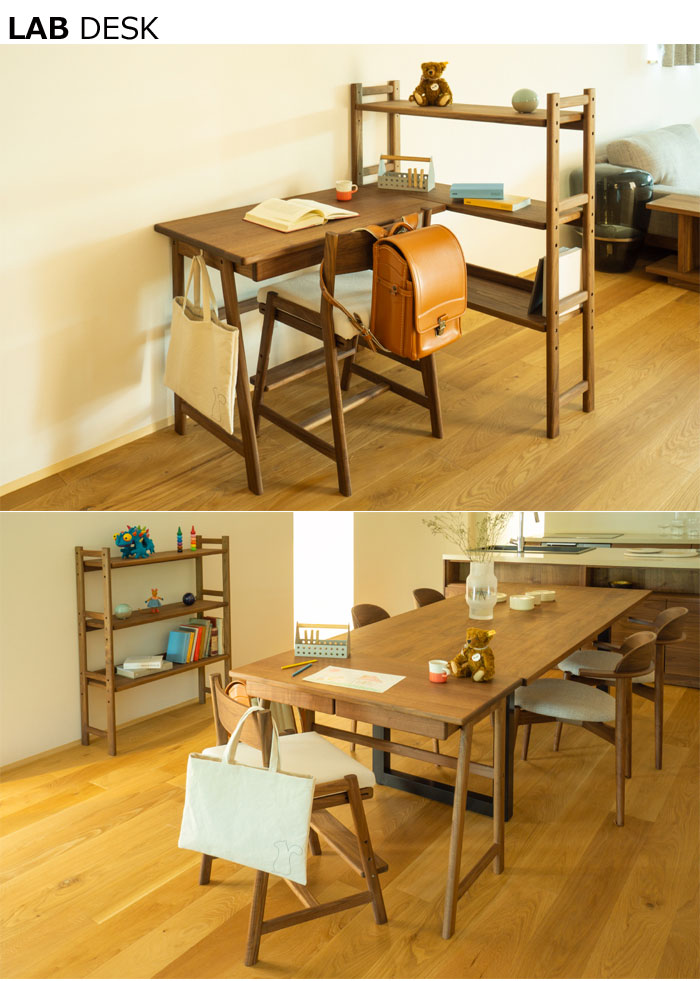 マスターウォール ラボデスク LAB DESK (W900×D500) LBDE9050 学習デスク ウォールナット Masterwal エディションストア福井 ※メーカー直送品