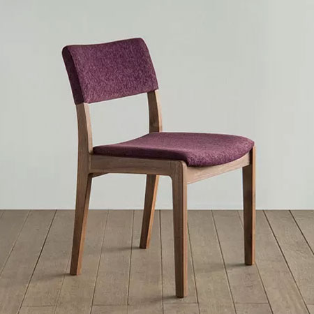 【期間限定ポイント10倍】シキファニチア ダイニングチェア ピッコロ アームレスチェア ウォールナット ホワイトオーク レッドオーク ブラックチェリー 椅子 木製チェア 食堂椅子 食卓椅子 ダイニングチェアー 選べる張地 国産 日本製