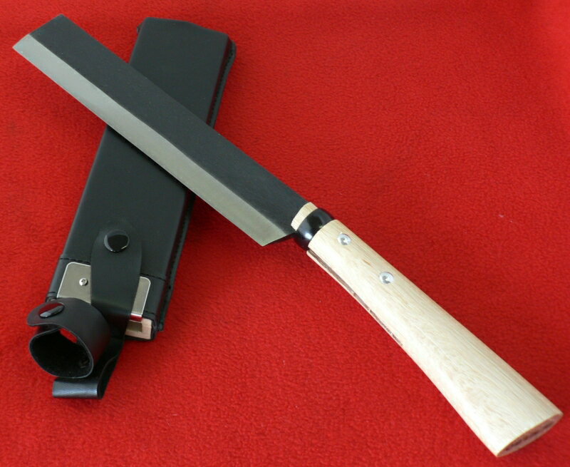 ■軽量 小枝落鉈 ナタ 諸刃 両刃180mm 腰下げケース付通販格安セール情報 楽天 通販