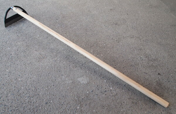 ▲播州三木産 高級手打 鍛造 草削り (N302B) 1200mm柄 山林用 農業 園芸 くわ クワ 鍬