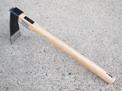 ■播州三木産 高級手打 鍛造 丁能鍬 (N108) 390mm柄 片手 山林用 農業 園芸 くわ クワ