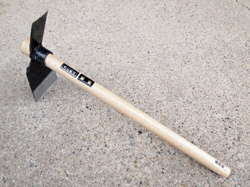 ■播州三木産 高級手打 鍛造 兼用鍬 (N114) 460mm柄 片手 山林用 農業 園芸 くわ クワ