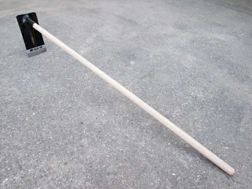 ▲播州三木産 高級手打 鍛造 京都向平鍬 ハガネ付 (N6001) 1350mm柄 山林用 農業 園芸 くわ クワ