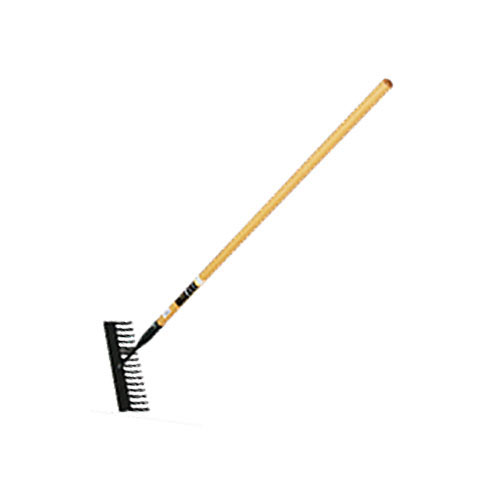 ▲トンボ工業 本鍛造アスファルトレーキ 15本爪 全長1650mm