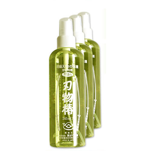 ■黒ばら本舗 椿油 スプレータイプ 245ml 3本組 サビ止め 刃物椿 大工道具 鉋 鑿 包丁