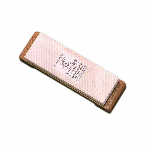 ■ナニワ研磨工業 天然砥石の研ぎ味 スーパー砥石 台付 S220 荒研用 刃研ぎ 包丁用 包丁研ぎ用 大工道具用 大工用 鑿 鉋 切出小刀 切れ味 切味 刃付け キッチン IN-2202