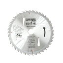 ★【ネコポス便送料250円】ダイヤパワー 木工用チップソー 165mm×1.6mm×40P チドリ刃 仮枠用