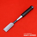 ■播州三木 木成追入鑿 黒檀柄 一枚裏 八分(24mm) フジカワ のみ ノミ 大工道具 職人用 本職用